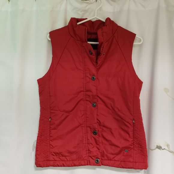 Cotton Ginny Red Puffy Vest - Picture 1 of 4